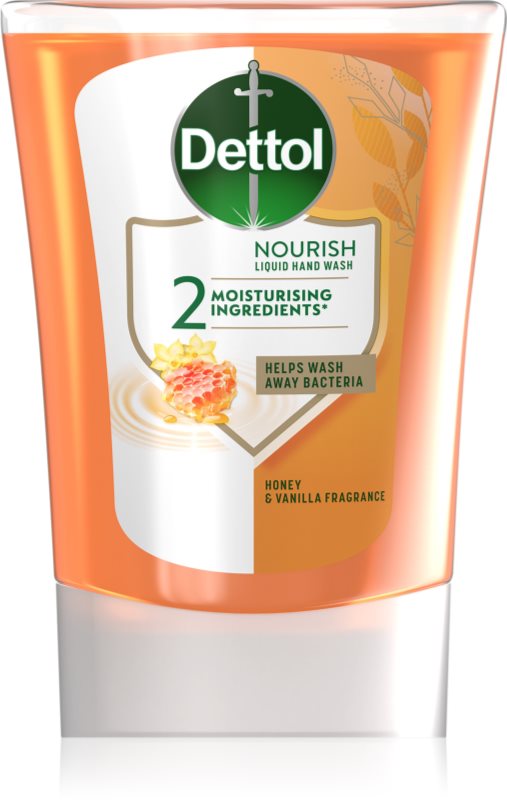 Dettol Soft on Skin Kids No-Touch Refill rezervă pentru dozator de săpun cu senzori, fără atingere Honey & Vanilla 250 ml