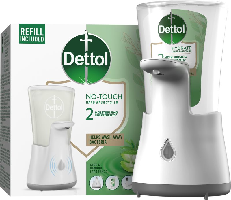 Dettol Soft on Skin Aloe Vera dozator de săpun cu senzor, fără atingere 250 ml