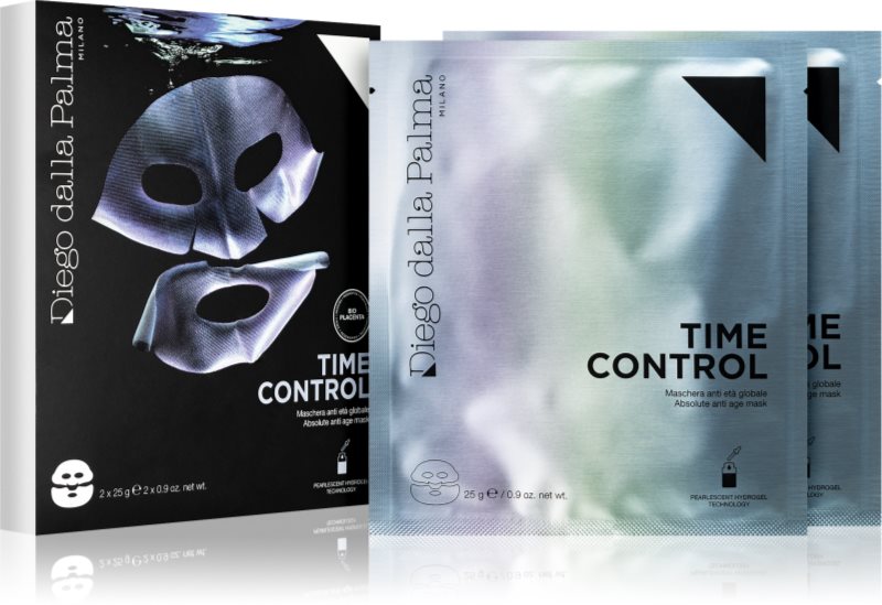 Diego dalla Palma Time Control Absolute Anti Age mască textilă cu efect de lifting cu efect de hidratare 2x25 g