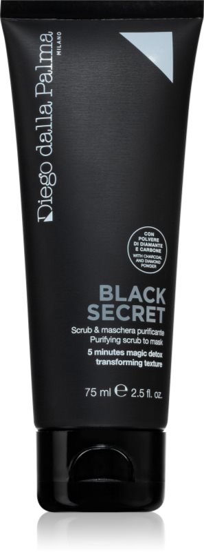 Diego dalla Palma Black Secret Purifying Scrub To Mask masca detoxifiere și curățare 75 ml