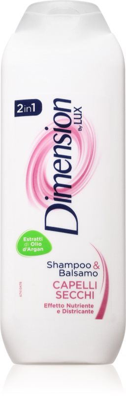 Dimension by Lux 2in1 sampon si balsam 2 in 1 pentru par uscat 250 ml