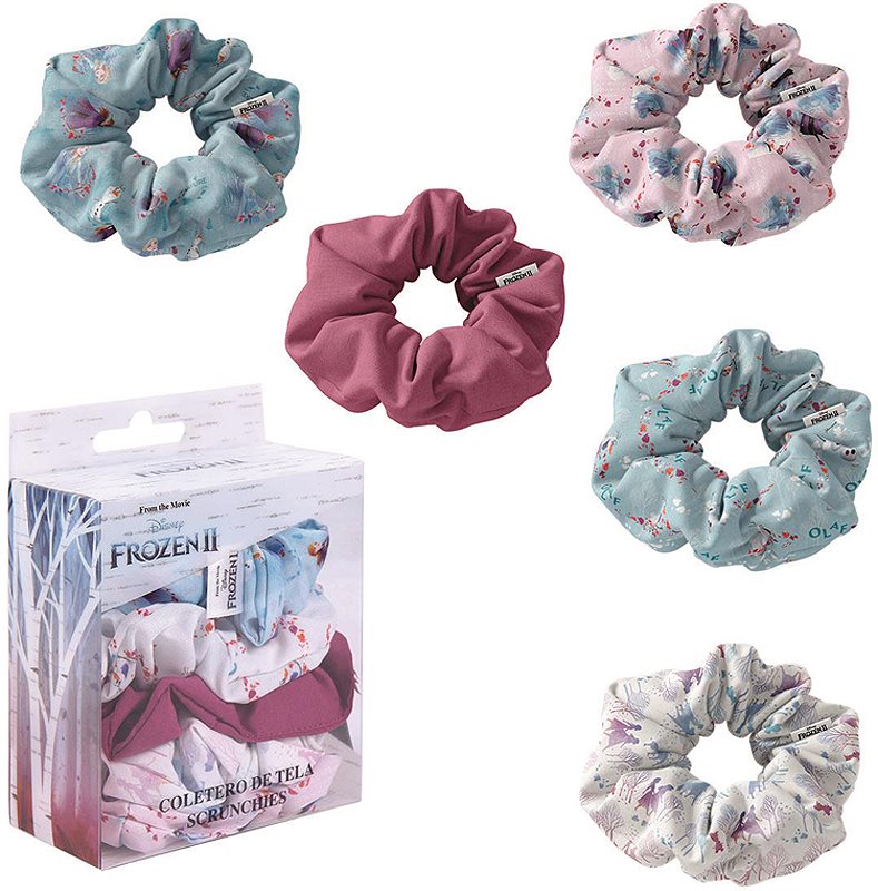Disney Frozen 2 Scrunchies inel de par invizibil pentru copii 5 buc