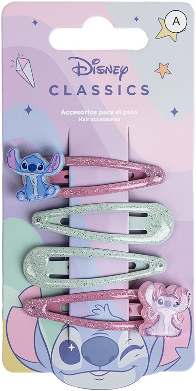 Disney Stitch Hair Accessories agrafe de par pentru copii 4 buc