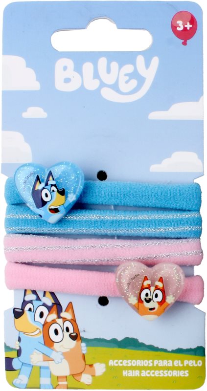 Disney Bluey Hair Accessories Elastice pentru par pentru copii 4 buc