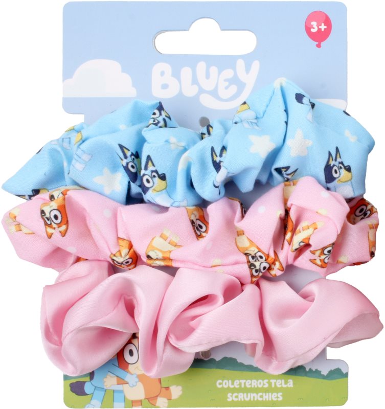 Disney Bluey Scrunchies elastic de păr din satin pentru copii 3y+ 3 buc