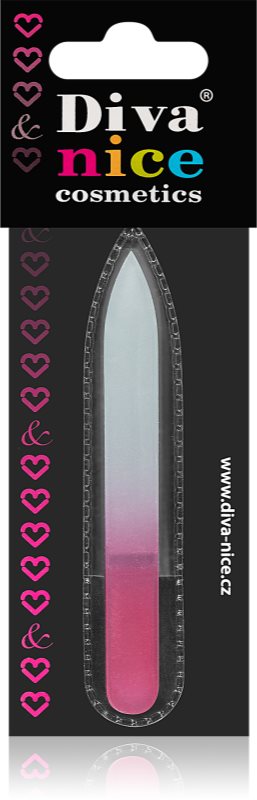 Diva & Nice Cosmetics Accessories pila de unghii din sticla mic