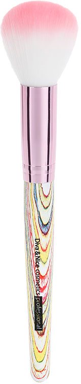 Diva & Nice Cosmetics Accessories Brush pensula pentru pudra MAX 519/01 1 buc