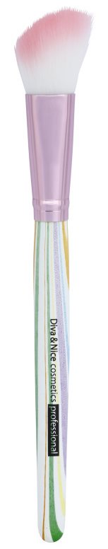 Diva & Nice Cosmetics Accessories Brush pensula pentru aplicare fard obraz MAX 519/02 1 buc