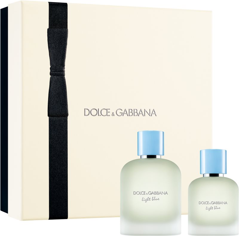 Dolce&Gabbana Light Blue Pour Homme EDT Duo Gift Set NEW set cadou pentru bărbați