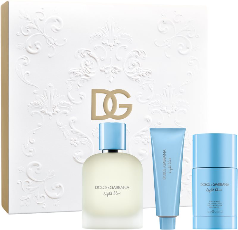 Dolce&Gabbana Light Blue Pour Homme EDT Gift Set set cadou pentru bărbați