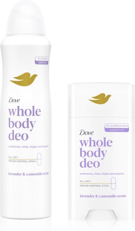 Dove Lavender & Chamomile set pentru corp