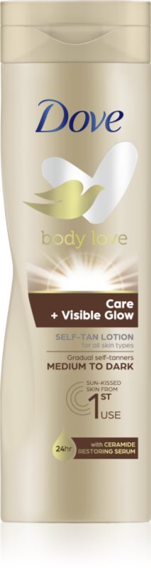 Dove Care & Visible Glow lotiune autobronzanta