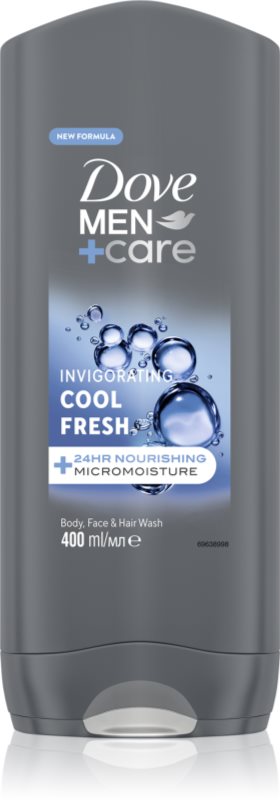 Dove Men+Care Cool Fresh gel de duș corp si fata 400 ml