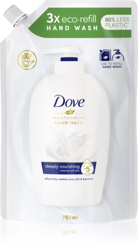 Dove Deeply Nourishing săpun lichid rezervă 750 ml