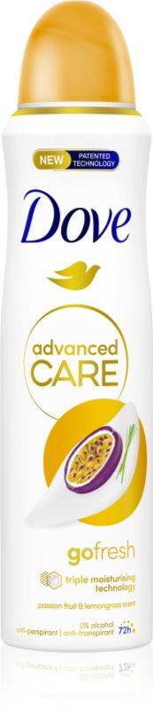 Dove Advanced Care Go Fresh Passion Fruit & Lemongrass Scent deodorant spray 150 ml