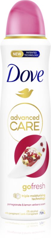 Dove Advanced Care Go Fresh Pomegranate deodorant spray Pomegranate & Lemon Verbena 200 ml