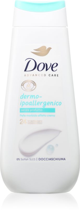 Dove Advanced Care Derma Hypoallergenic gel de duș 225 ml