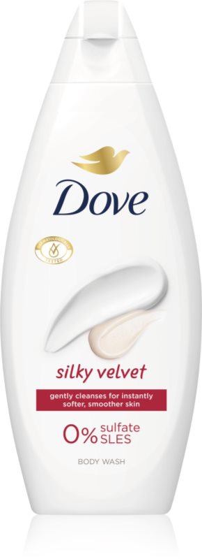 Dove Silky Velvet gel de dus hranitor