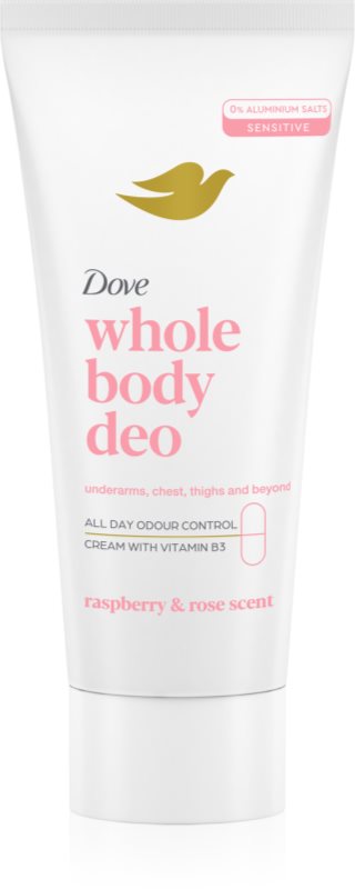 Dove Raspberry & Rose deodorant crema pentru corp 75 ml