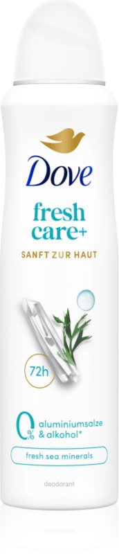 Dove 0% ALU Sea Minerals deodorant fara alcool sau particule de aluminiu Spray 150 ml
