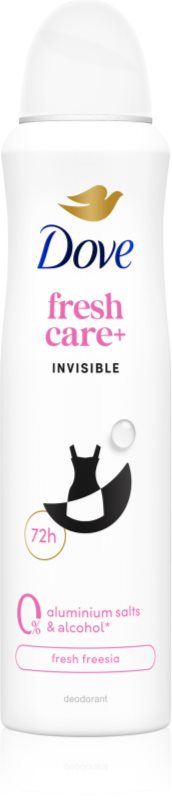 Dove 0% ALU Invisible Care deodorant fara alcool sau particule de aluminiu Spray 150 ml
