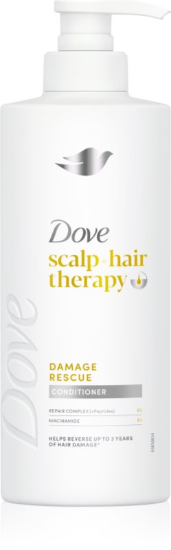 Dove Scalp + Hair Therapy Damage Rescue balsam pentru par deteriorat 400 ml