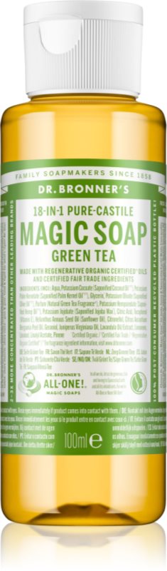 Dr. Bronner’s Green Tea săpun lichid universal 100 ml
