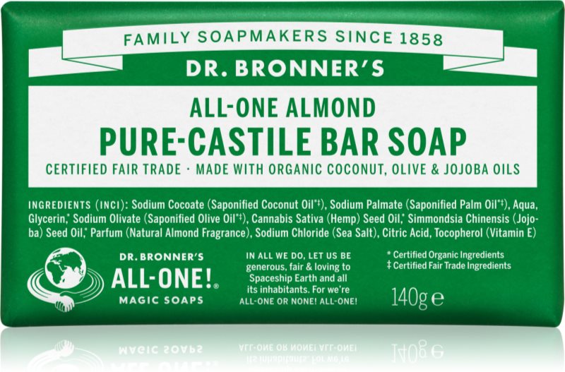 Dr. Bronner’s Almond săpun solid 140 g