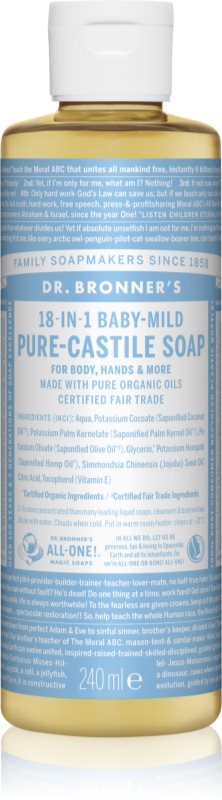 Dr. Bronner’s Baby-Mild săpun lichid universal fara parfum