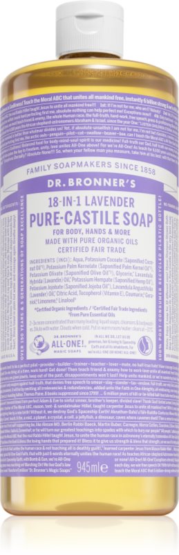 Dr. Bronner’s Lavender săpun lichid universal 945 ml