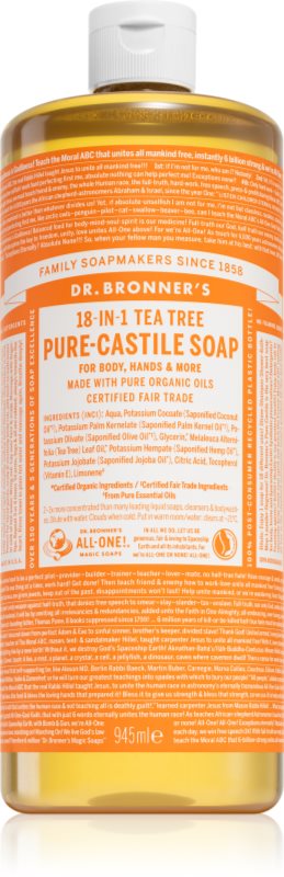 Dr. Bronner’s Tea Tree săpun lichid universal 945 ml