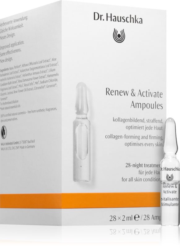 Dr. Hauschka Facial Care tratament intens de regenerare pentru fermitatea pielii 28x2 ml