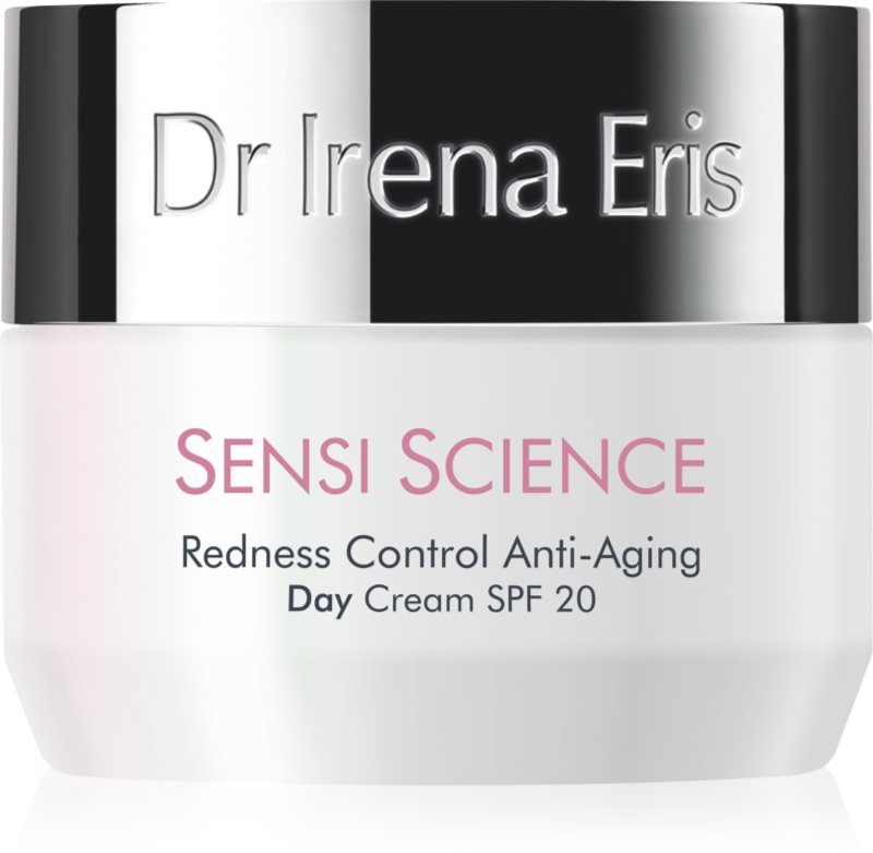 Dr Irena Eris Sensi Science Redness Control Anti-Aging Day Cream crema de zi matifianta cu efect intens antirid SPF 20 50 ml