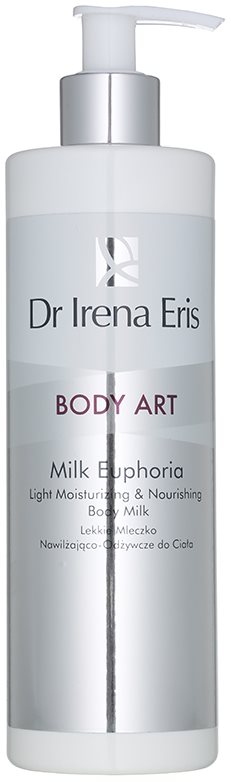 Dr Irena Eris Body Art Milk Euphoria cremă ușor hidratantă și loțiune de corp hrănitoare 400 ml