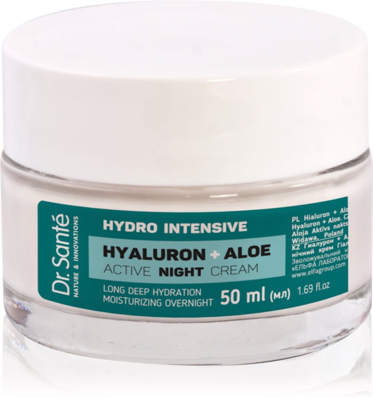 Dr. Santé Hydro Intensive Hyaluron + Aloe crema de noapte cu aloe vera 50 ml
