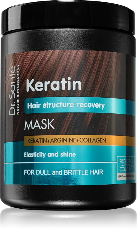 Dr. Santé Keratin masca hranitoare si regeneratoare pentru parul fragil , lipsit de stralucire