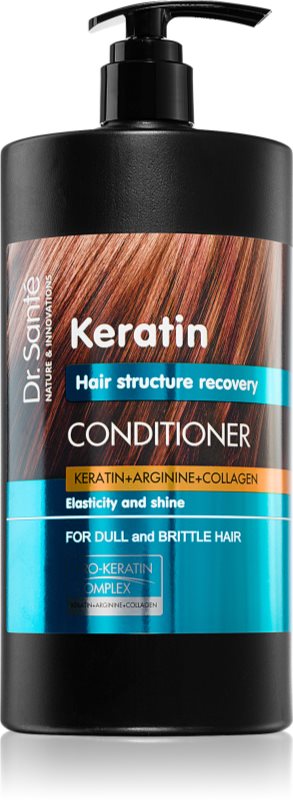 Dr. Santé Keratin balsam regenerator pentru parul fragil, lipsit de strălucire