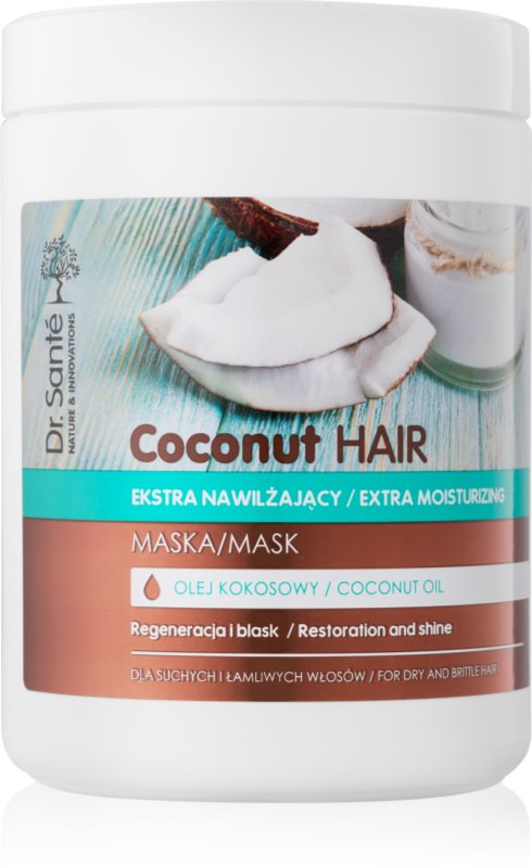 Dr. Santé Coconut masca hidratanta stralucire pentru parul uscat si fragil