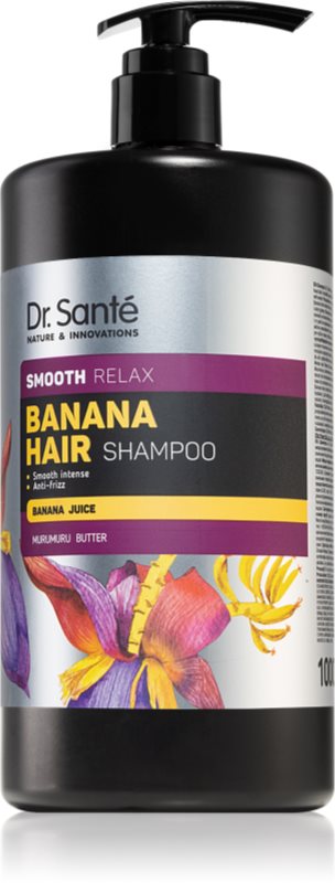 Dr. Santé Banana sampon pentru indreptarea parului anti-electrizare
