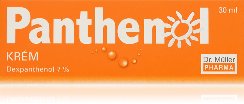 Dr. Müller Panthenol cream 7% crema calmanta si hidratanta dupa expunerea la soare 30 ml