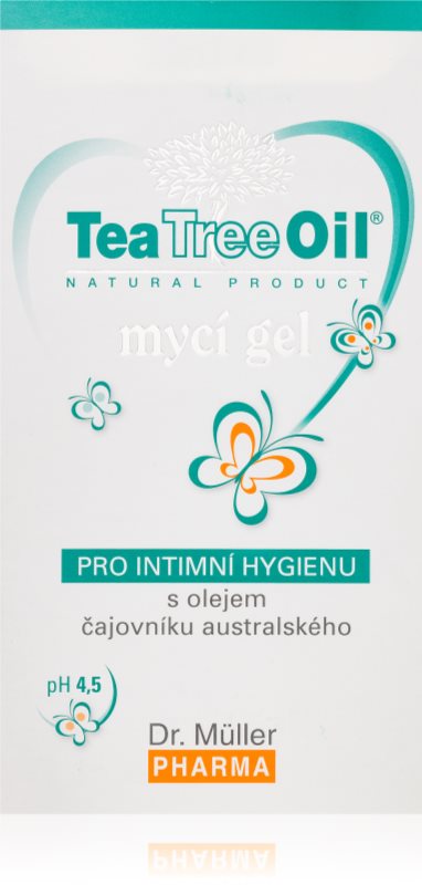 Dr. Müller Tea Tree Oil For intimate hygiene gel pentru igiena intima cu extract din arbore de ceai 200 ml