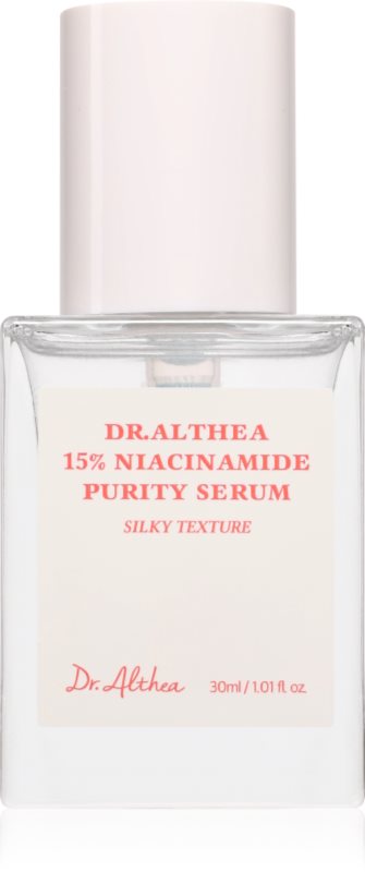 Dr. Althea 15% Niacinamide Purity Serum ser facial cu efect iluminator cu efect calmant 30 ml