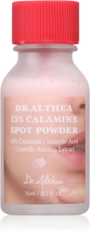 Dr. Althea 15% Calamine Spot Powder tratament topic pentru acnee cu efect calmant 15 ml