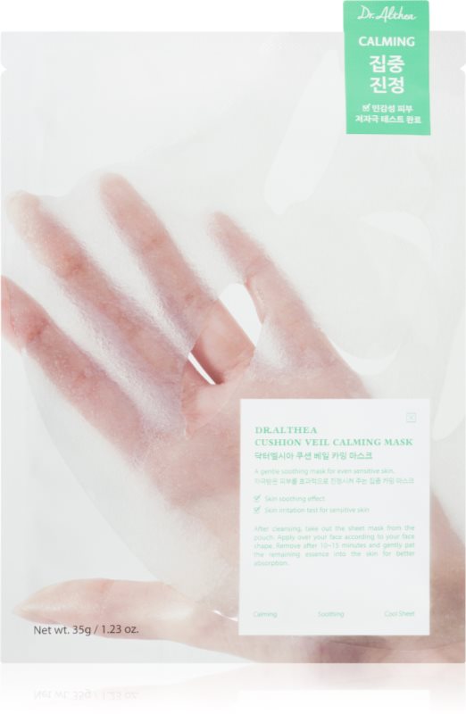 Dr. Althea Cushion Veil Calming Mask mască textilă calmantă cu efect de hidratare 35 g