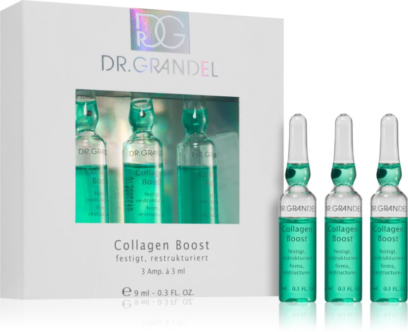 Dr. Grandel Collagen Boost fiolă împotriva îmbătrânirii pielii 3x3 ml