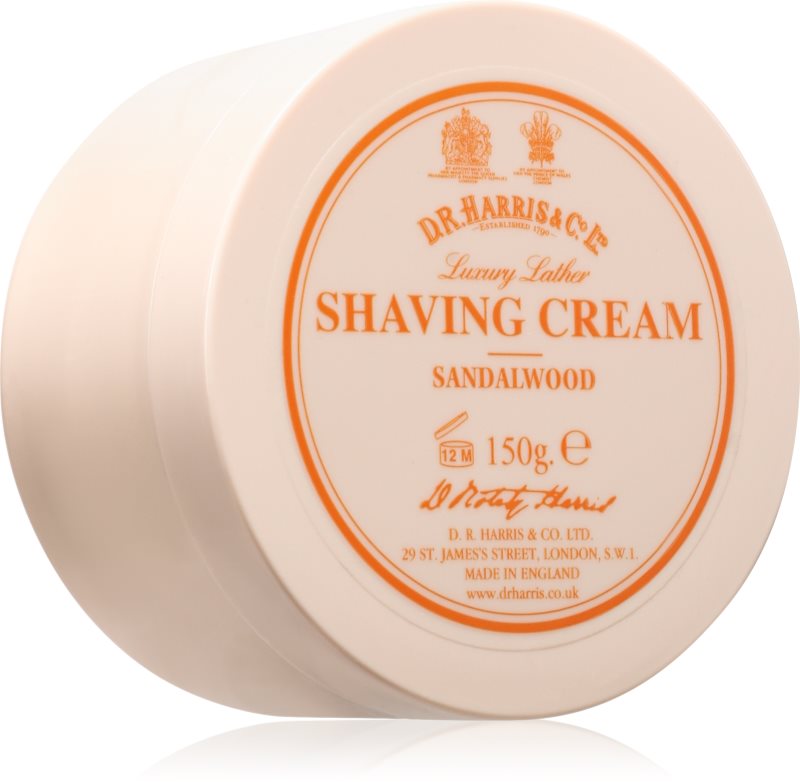 D.R. Harris Shaving Cream Sandalwood cremă pentru bărbierit 150 g