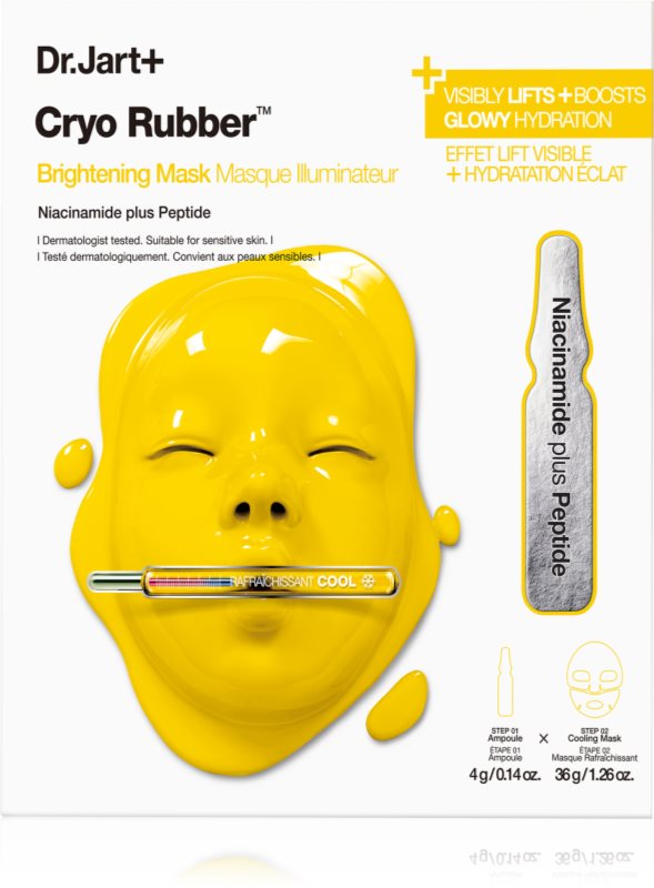 Dr. Jart+ Cryo Rubber™ Brightening Mask mască intensă cu hidrogel pentru o piele mai luminoasa 40 g