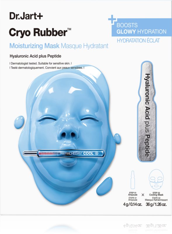 Dr. Jart+ Cryo Rubber™ Moisture Mask mască intensă cu hidrogel cu efect de hidratare 40 g
