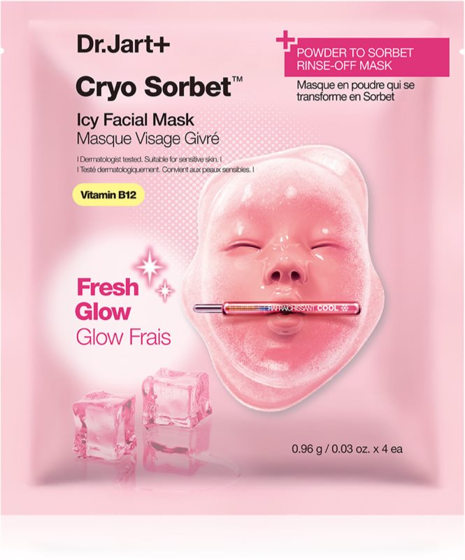 Dr. Jart+ Cryo Sorbet Icy Facial Mask masca hidratanta cu efect racoritor 3.06 g