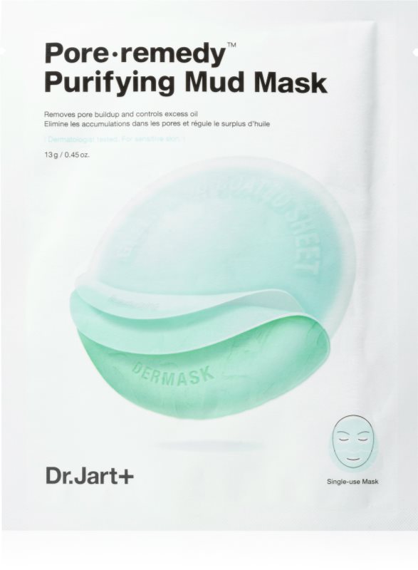 Dr. Jart+ Pore Remedy™ Purifying Mud Mask masca purificatoare cu extract de namol pentru piele lucioasa cu pori dilatati 13 g